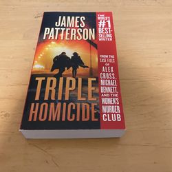 Brand New James Patterson Triple Homicide
