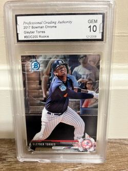 Gleyber Torres Bowman Chrome Graded Gem 10