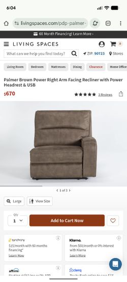 Electric Recliner With USB 