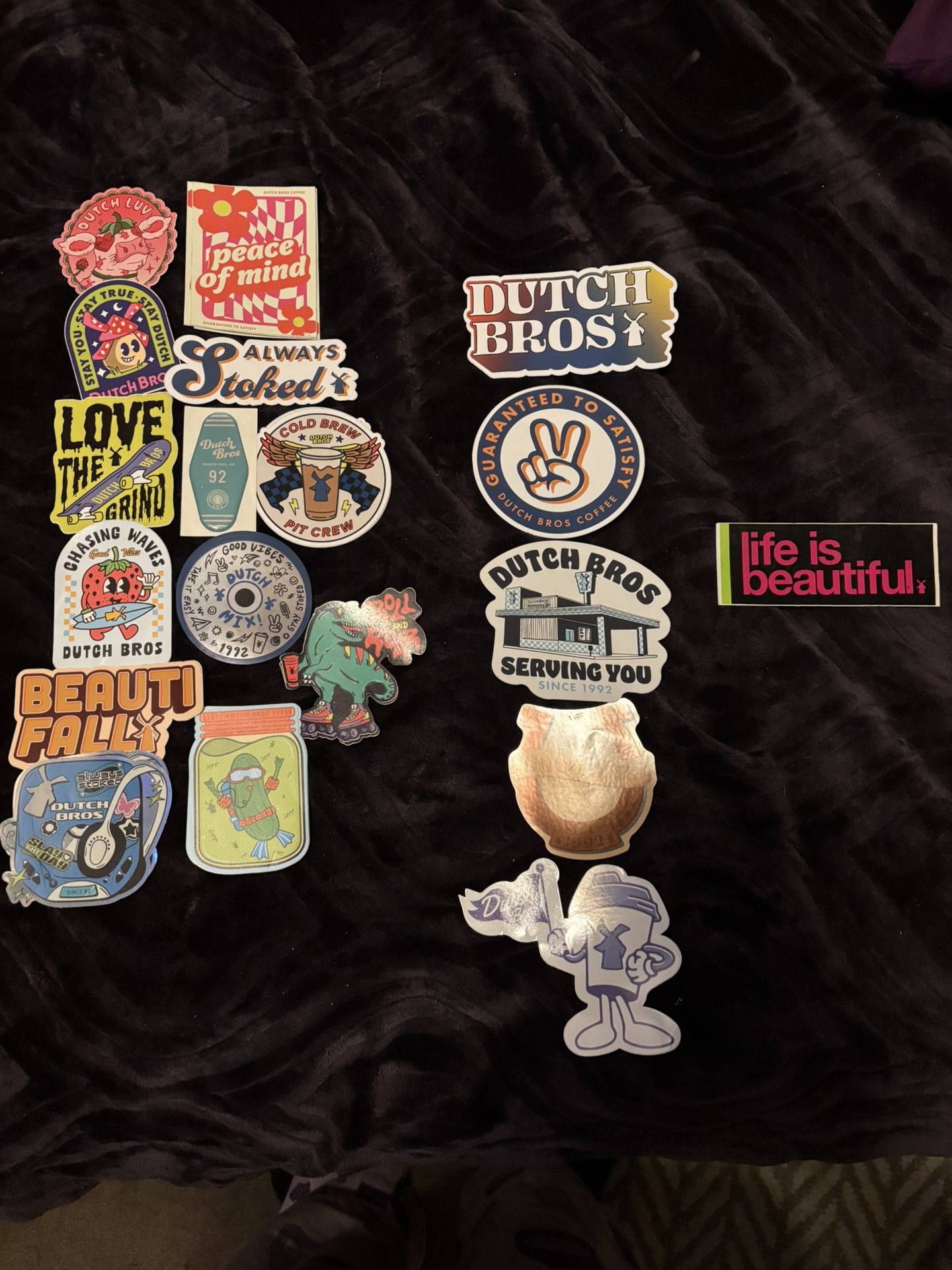 Dutch Bros Stickers.    Different prices