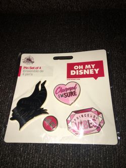 Disney pin-Malificient-New