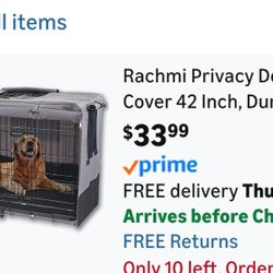 Dog Crate $40 + Cover $20: BOTH $50