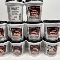 New Rutland Furnace Cement 10 Available $6 Each. Must Pick Up