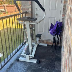 Exercise machine workout elliptical