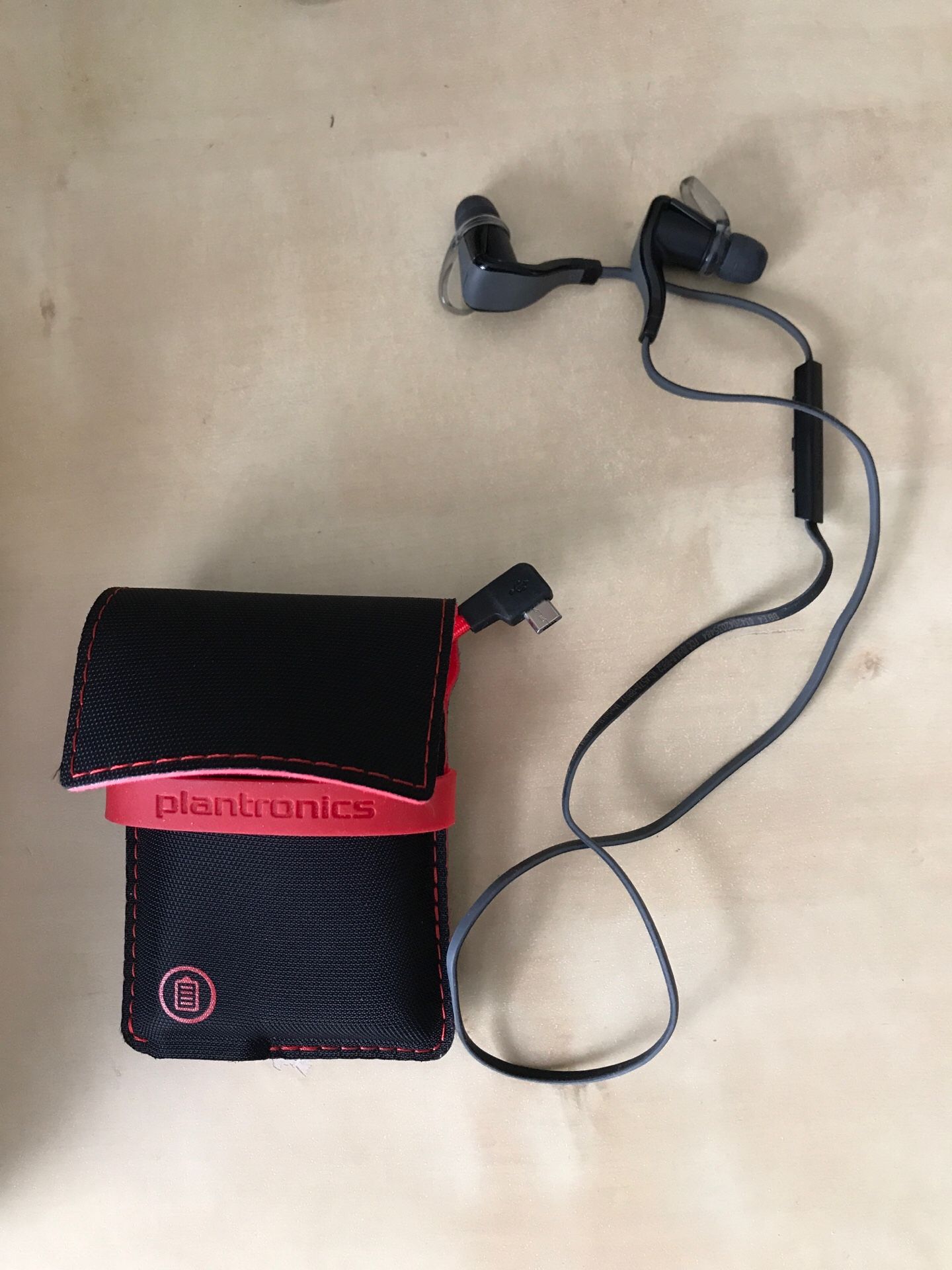 Plantronics BackBeat Go 2 Wireless Hi-Fi Earbud Headphones