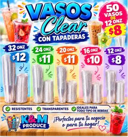 Vasos clear con tapa