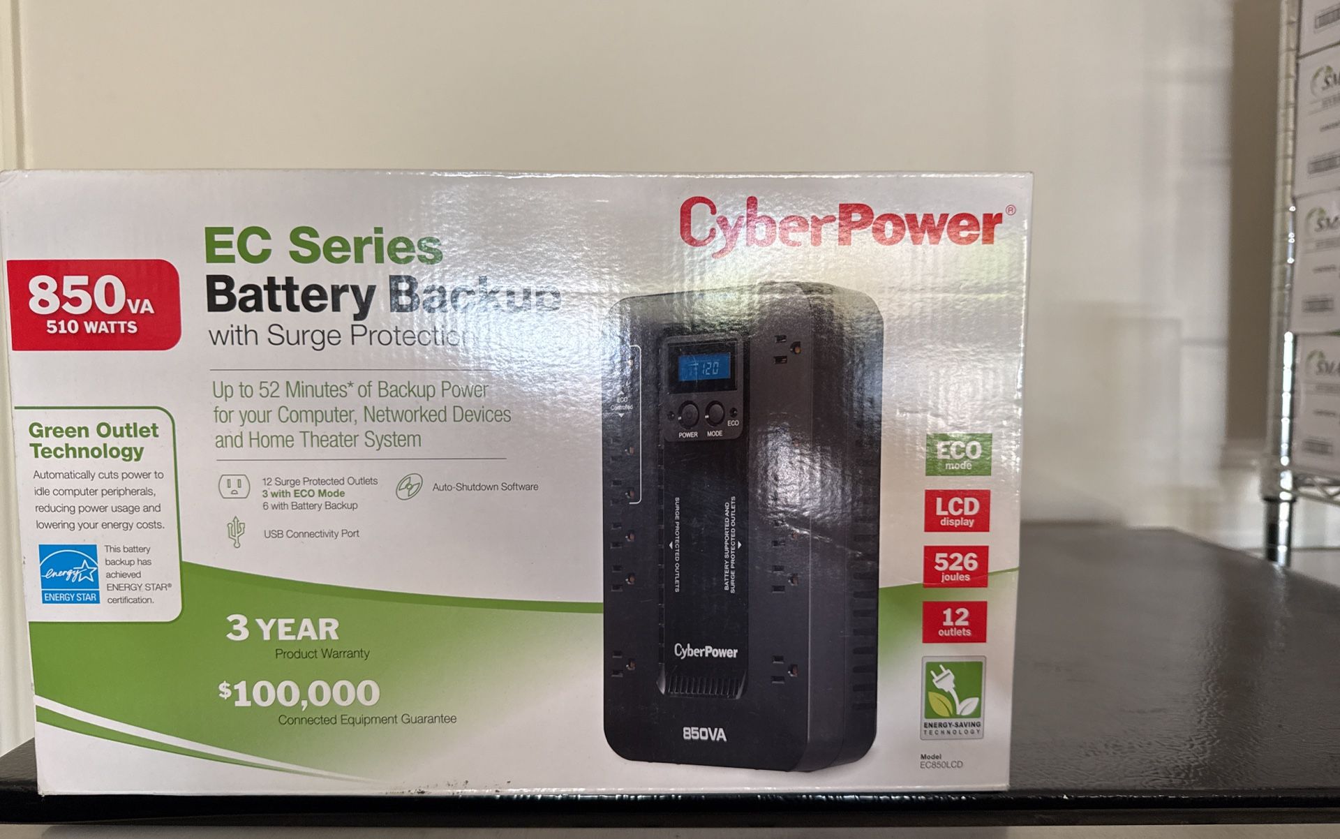 Battery Back Up - EC850LCD