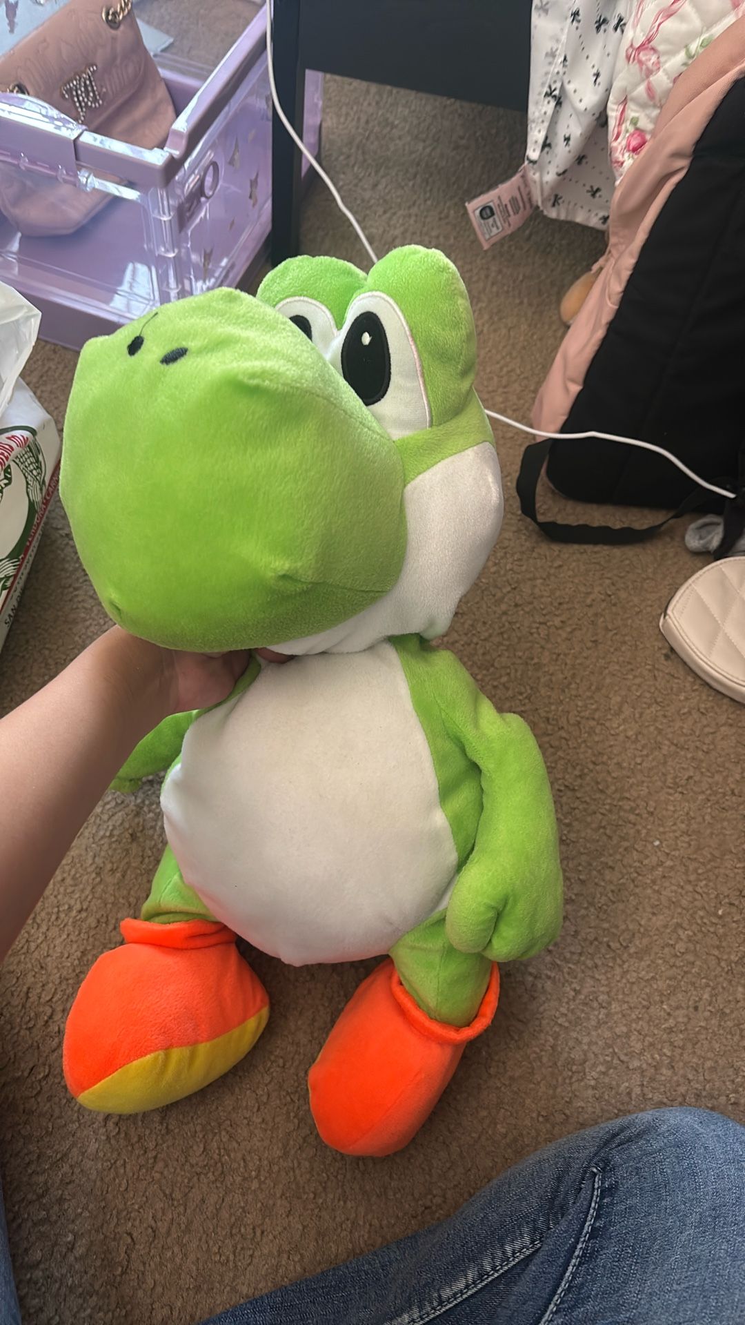 Yoshi mario big plushie