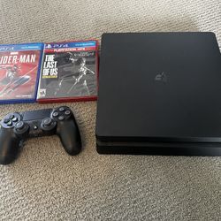 Sony PlayStation 4 Slim, Last Of Us, Spider-Man 1TB