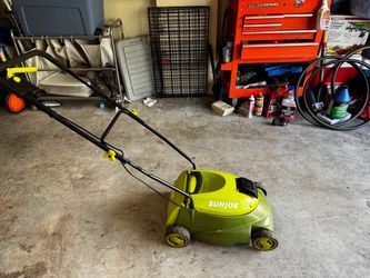 Sunjoe electric mower like new