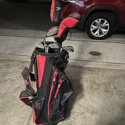 Golf Clubs And Bag 