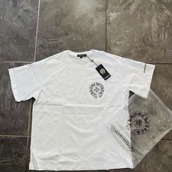 White Chrome Hearts Tee
