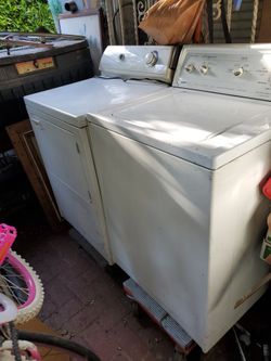 Washer and dryer
