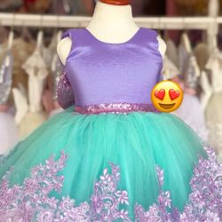 Elegante Vestido Para Niña En Talla 2