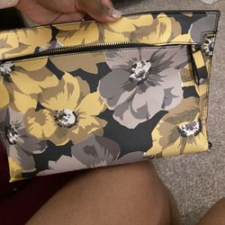 Yellow floral Purses