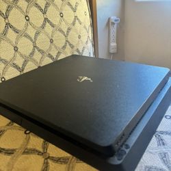 PS4 Slim Edition With Cords Works Great  Cuh2015b