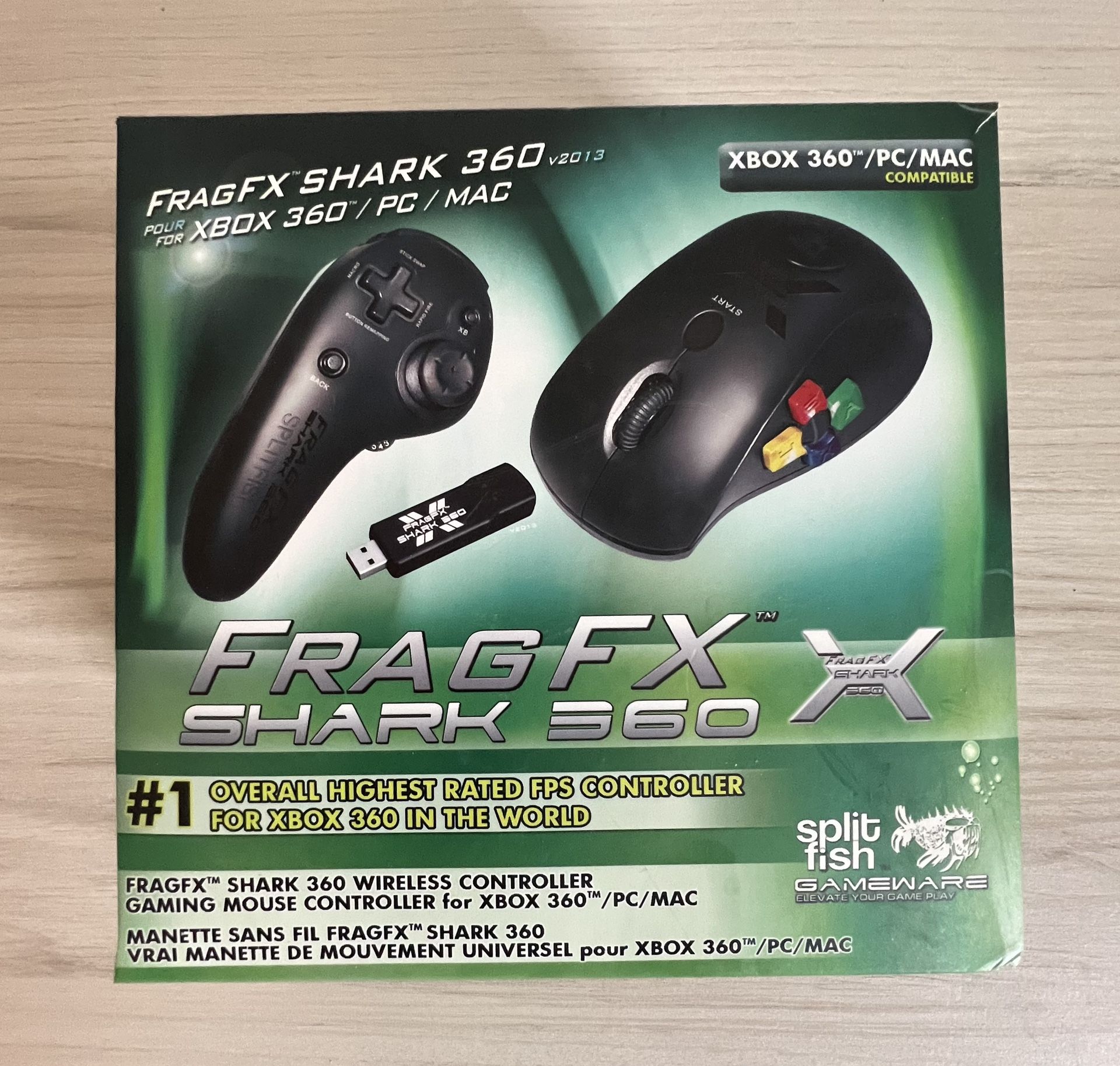 FragFX Shark 360 Controller for Xbox 360/PC/MAC