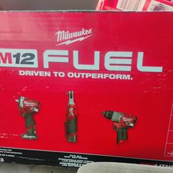 M12 Milwaukee 3 Piece Kit