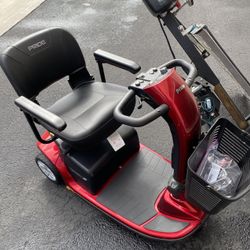 Pride Scooter with Electric Carrier Rack