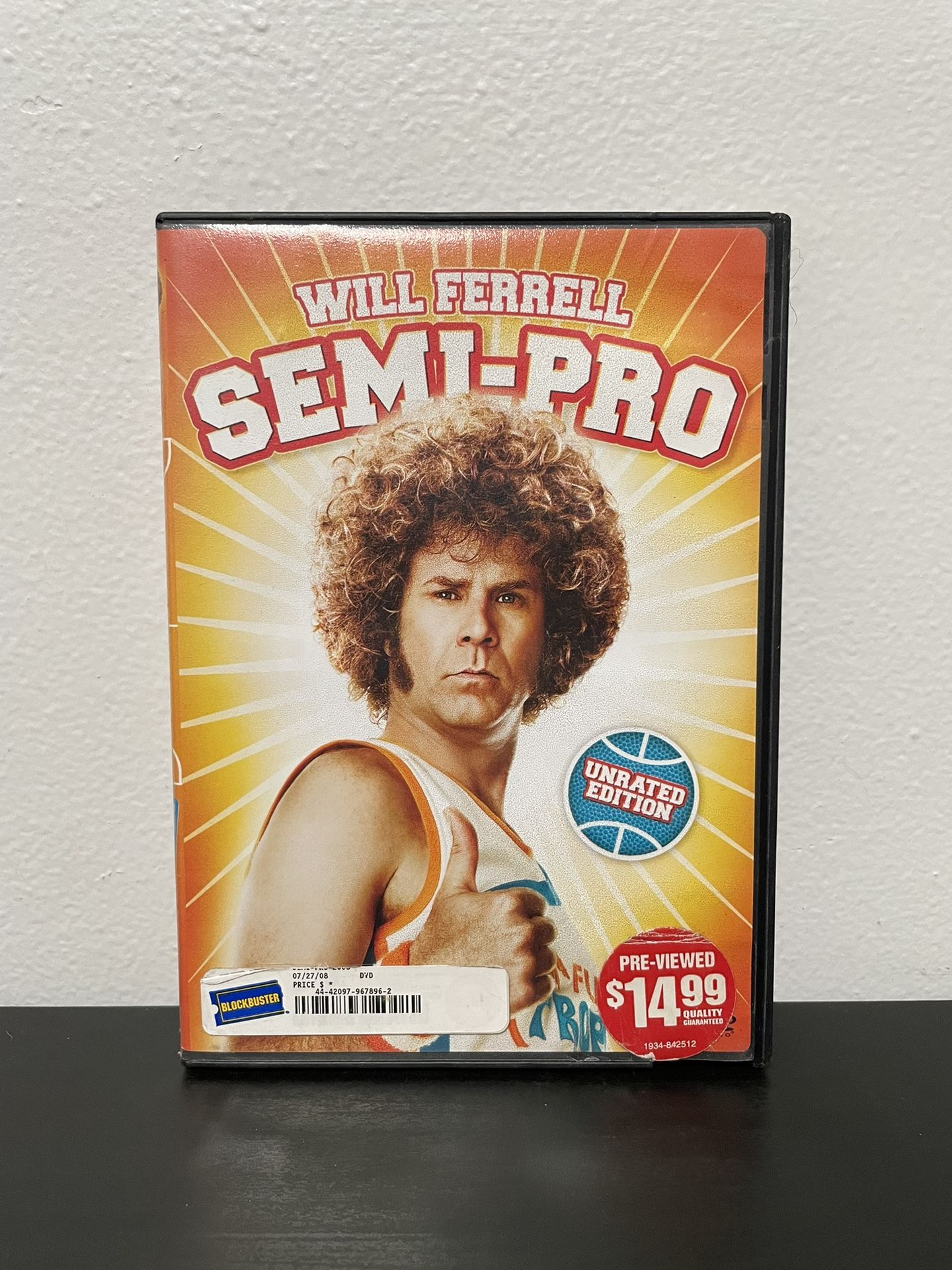 Semi Pro DVD Unrated Will Ferrell Woody Harrelson NBA ABA Basketball Movie 2008