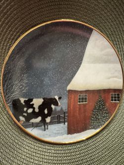 The America Folk Art Collection Plate 