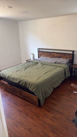 Queen bed frame