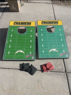 LA Charger Cornhole Corn Hole Football 