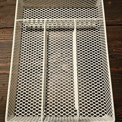 Strong Metal Flatware Drawer Organizer Tray 