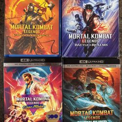 Mortal Kombat Legends 4k UHD/ Blu-ray & DVD Set