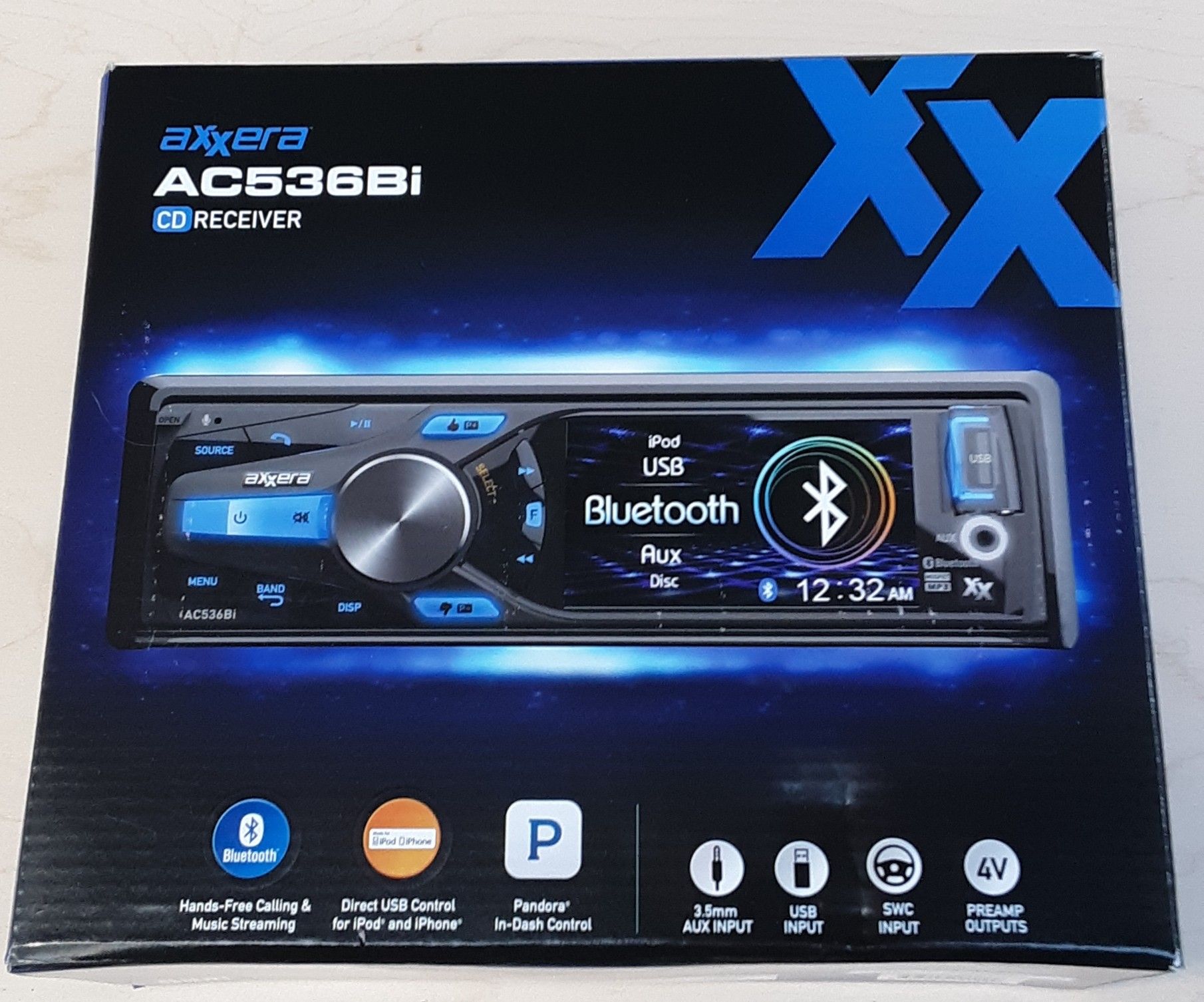 NEW! 3" LCD Bluetooth CD receiver