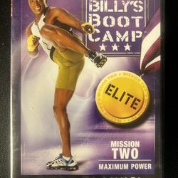 Billy's Bootcamp Elite: Mission 2 - Maximum Power (DVD, 2006) New Sealed