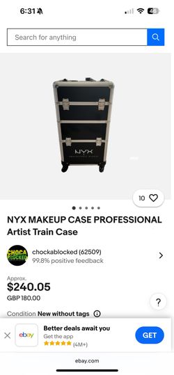 NYX Professional Makeup Artist Train Case