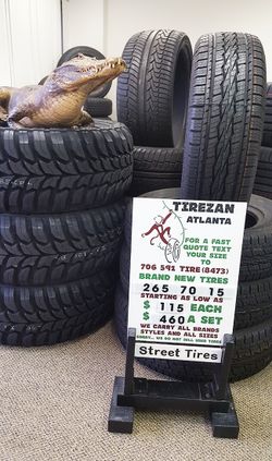 265 70 15 BRAND NEW TIRE TIRES $115 EACH $460 SET