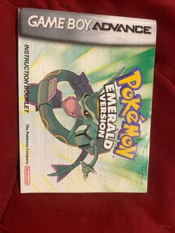 Pokémon Emerald Booklet GBA