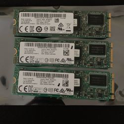 Lot Of 3 128 GB M2 SSD (Sata)