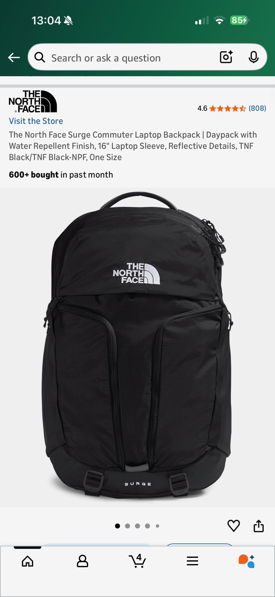 Backpack North Face Surge