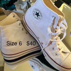 White CONVERSE(Gently Used)