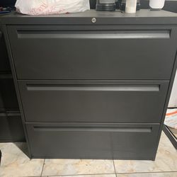 Industrial 3 drawers file cabinet  36 In (I have 4)