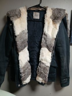 Steffen Schraut Womens Rabbit Fur Coat