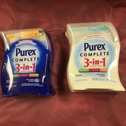 2 Packages Of Pyrex Complete 3-in-1 Laundry Sheets