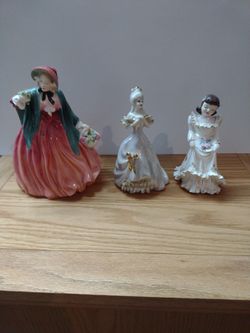 Royal Doulton statue + 2 more