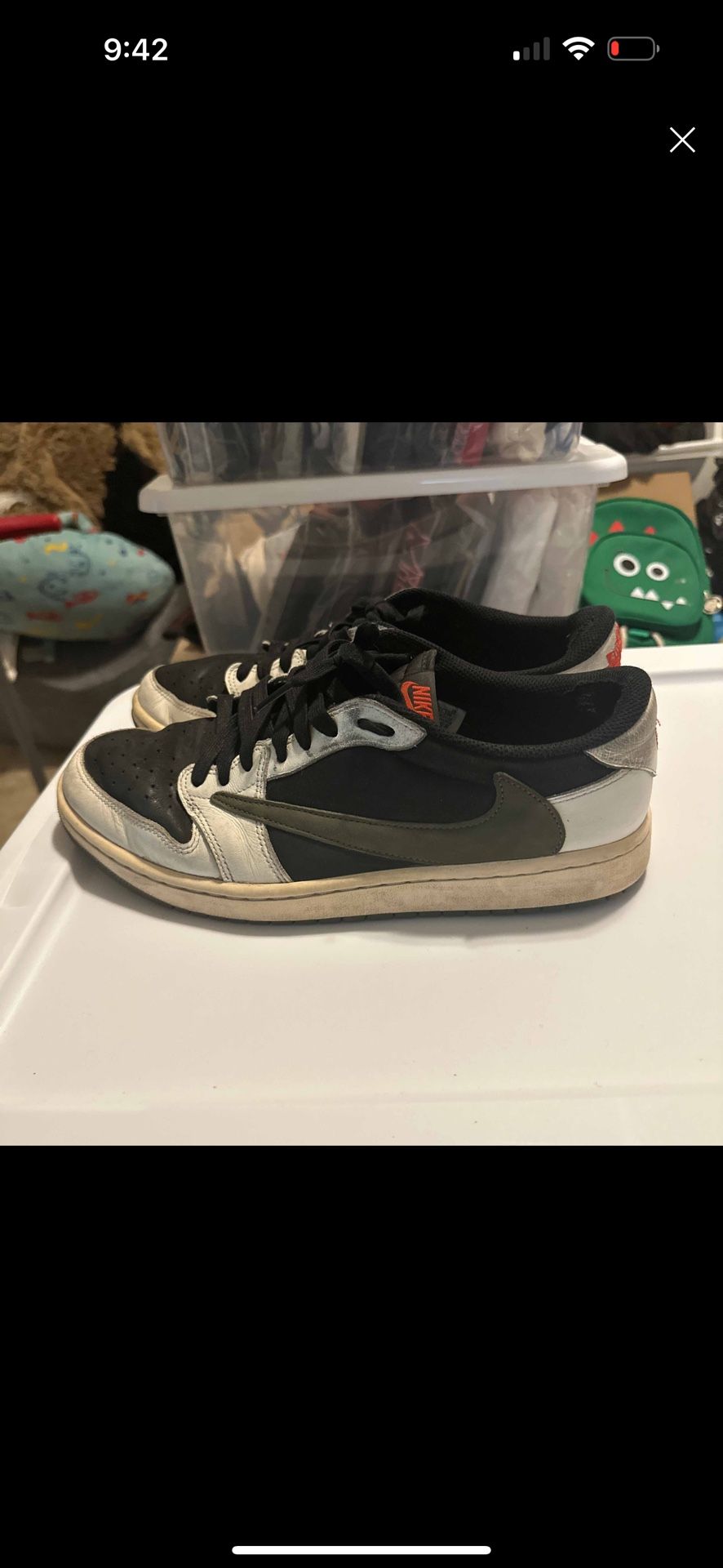 Cactus Jack Travis Scott Jordan 1 Low Olive (Authentic)