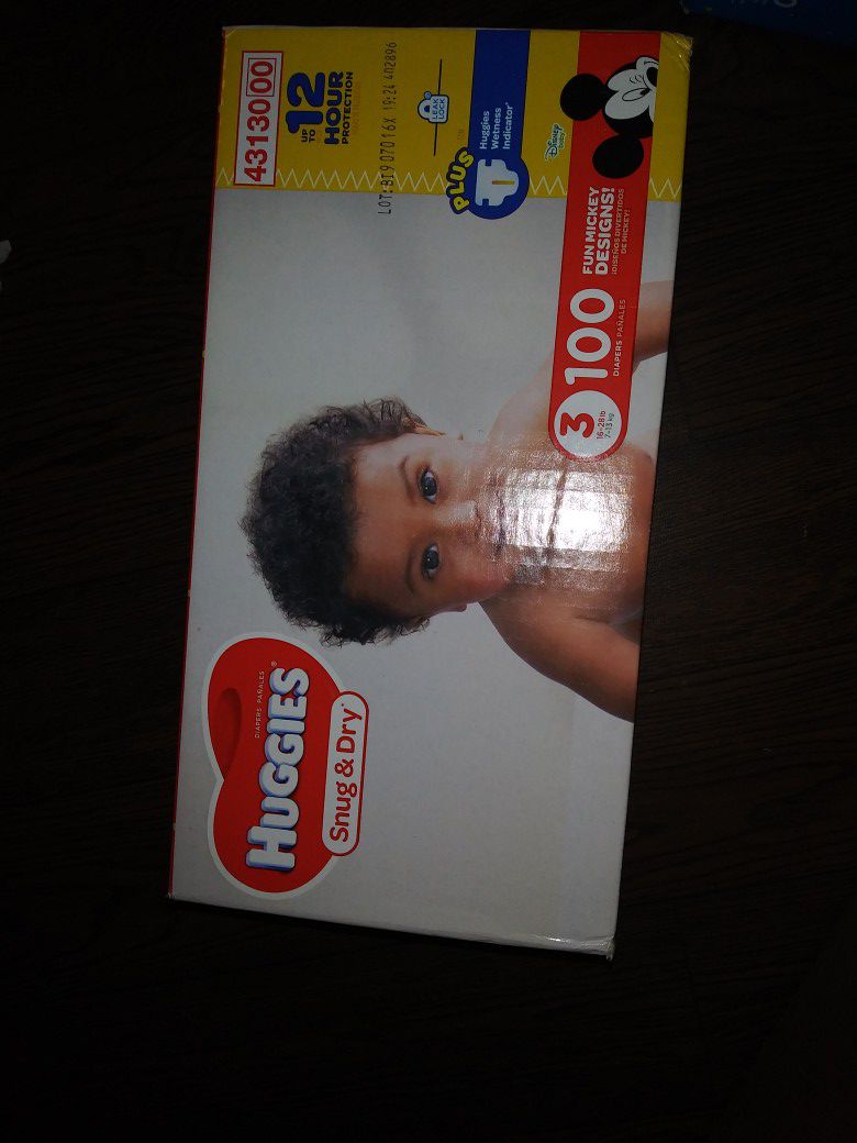 Brand New In box Huggies Diapers