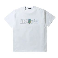 Bape Relaxed Aurora Logo Tee