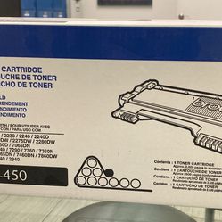 New Genuine Brother TN-450 Black Toner Cartridge. High Yield Toner Cartridge is a laser toner cartridge that produces 2,600 pages of black print. It i