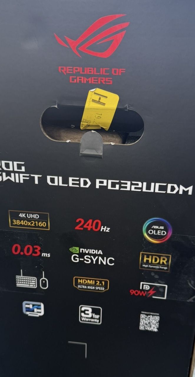 Gaming Monitor ASUS ROG Swift 32" 4K OLED (PG32UCDM)