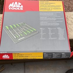 MAC Tools SDRBM12FNG 12-piece screwdriver set
