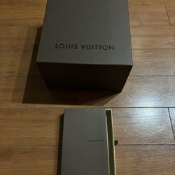 Set Of 2  Empty Louis  Vuitton Boxes In Excellent Condition The Bigger one measuring  13x11x7 High