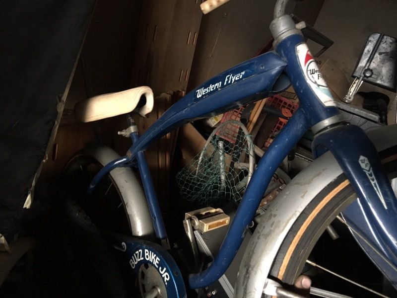 Antique western flyer buzz bike jr.