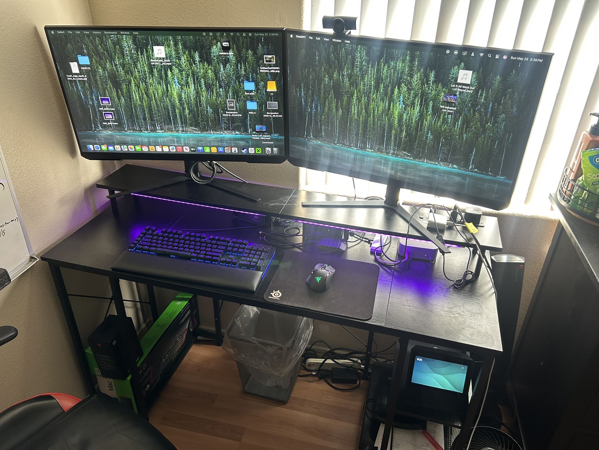 π₯ FULL Creator Setup: Mac Mini M4, Samsung G5 x2, Razer Gear, Brio 4K Cam